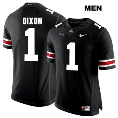 Men's NCAA Ohio State Buckeyes Johnnie Dixon #1 College Stitched Authentic Nike White Number Black Football Jersey WY20S07HS